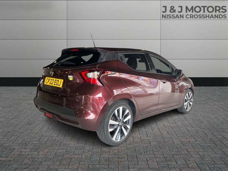 Nissan Micra 1.0 Ig-t 92 Tekna Cvt Red #6