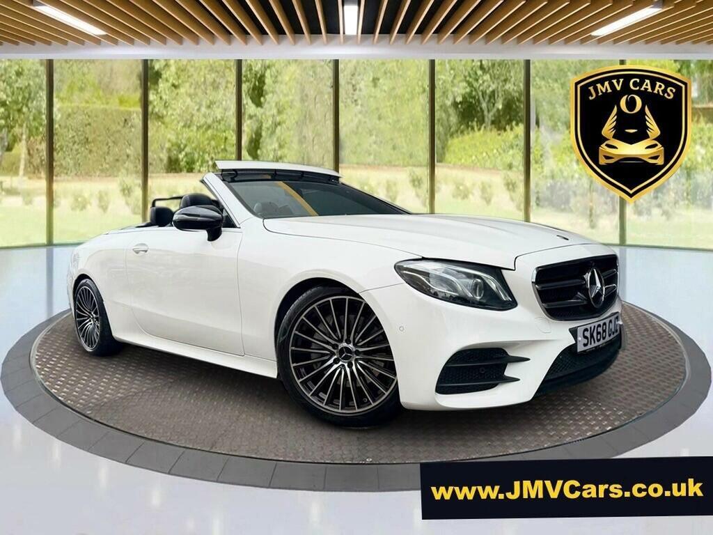 Mercedes-Benz E Class Convertible 2.0 E220d Amg Line Premium Cabriolet White