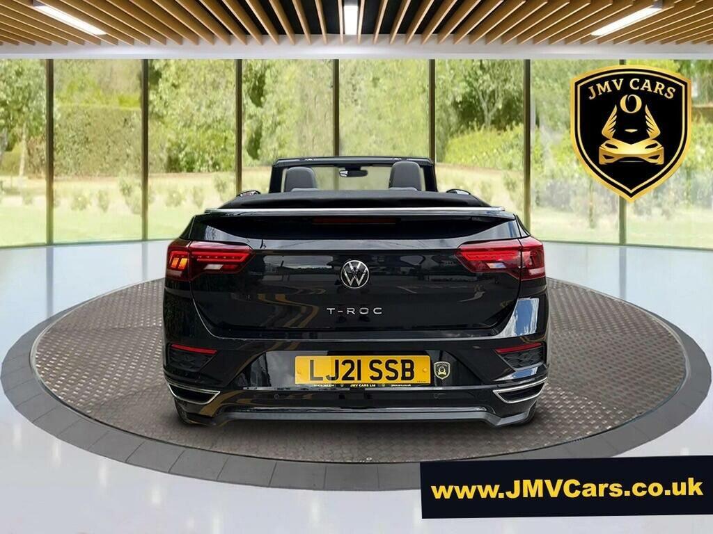 Volkswagen T-Roc 1.5 Tsi Evo R-line Cabriolet Dsg Euro 6 Ss Black #4