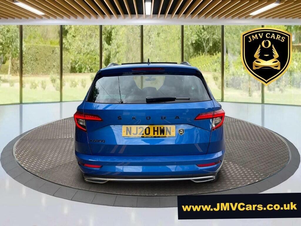 Skoda Karoq 1.5 Tsi Act Sportline Dsg Euro 6 Ss Blue #4