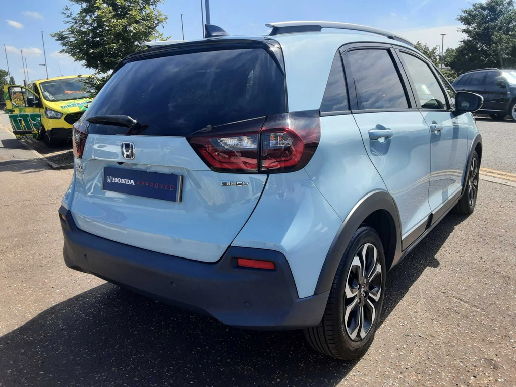 Honda Jazz 1.5 I-mmd Hybrid Crosstar Ex Ecvt Blue #5