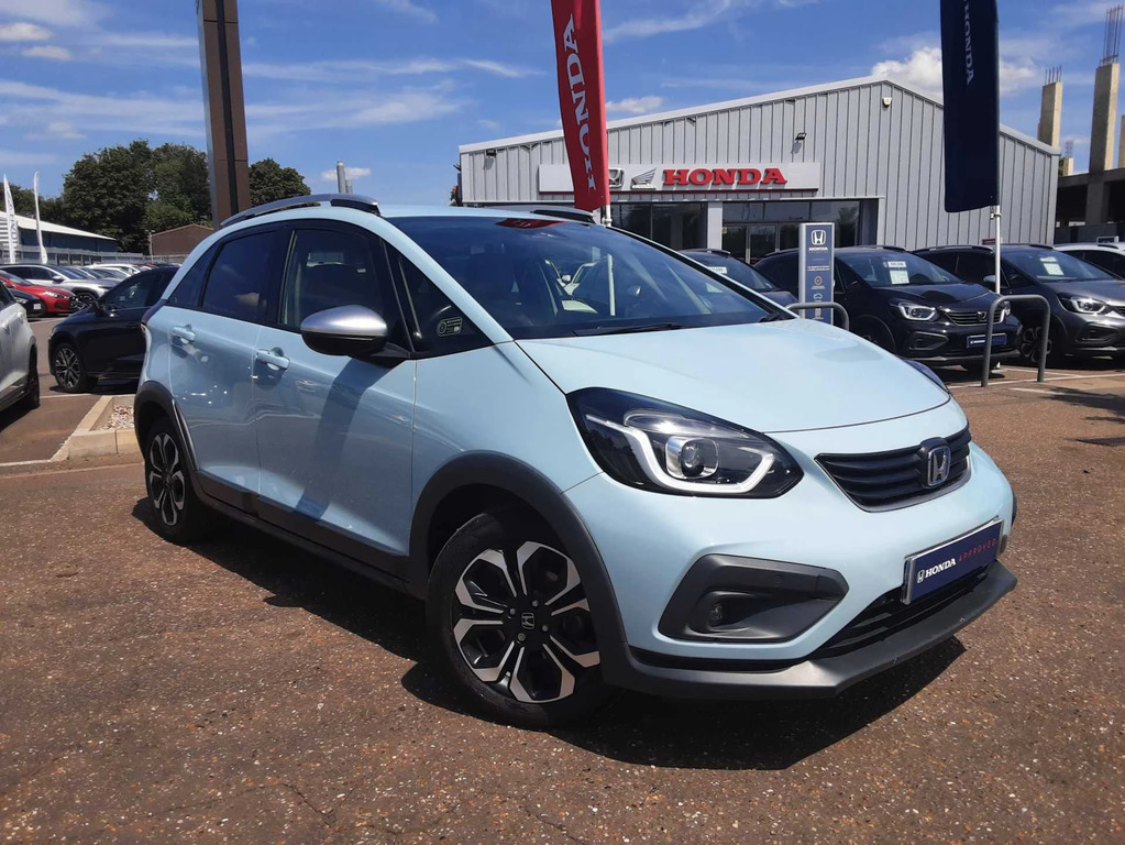Honda Jazz 1.5 I-mmd Hybrid Crosstar Ex Ecvt Blue