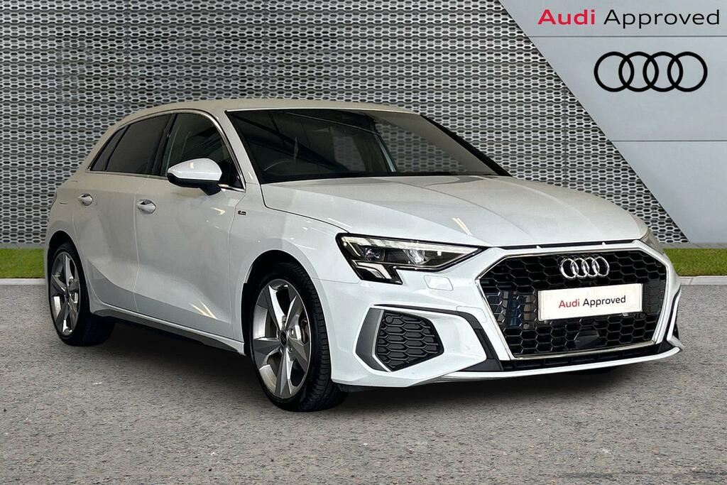 Audi A3 S Line 30 Tfsi 110 Ps 6-Speed SV23YBE White #2