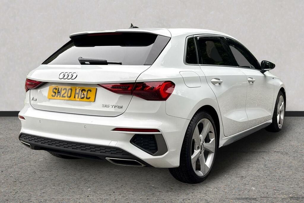 Audi A3 1.5 Tfsi 35 S Line Sportback Eur White #2