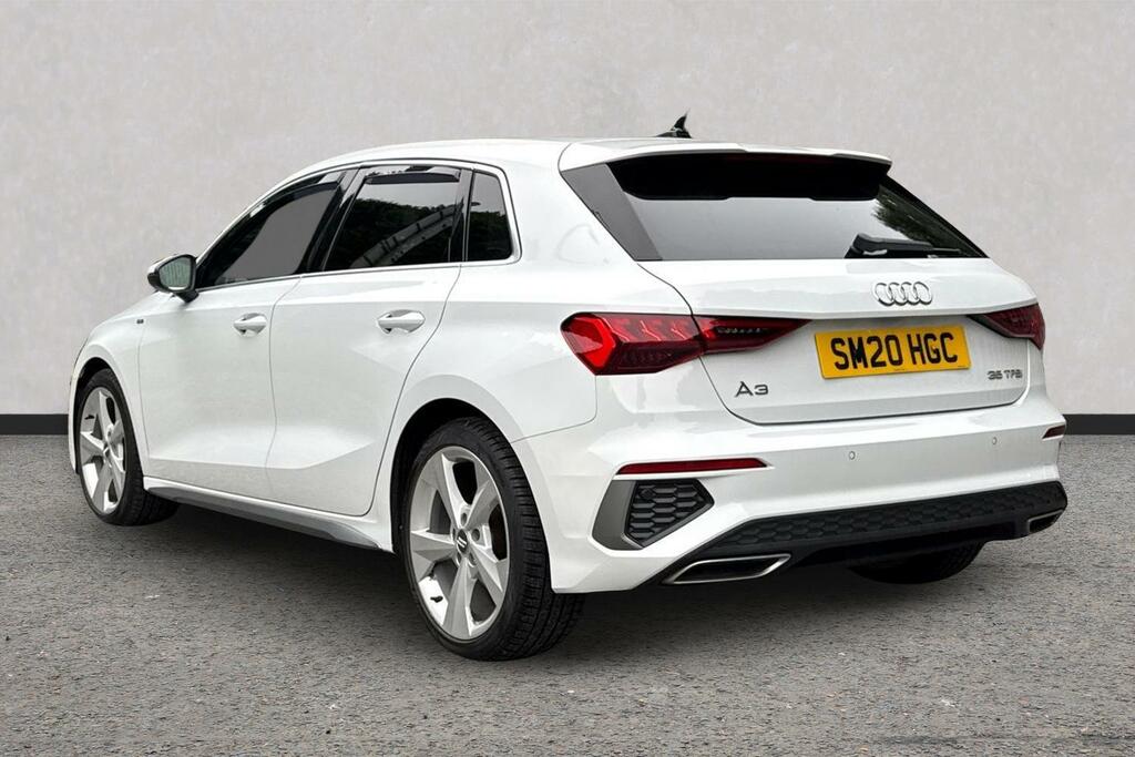 Audi A3 1.5 Tfsi 35 S Line Sportback Eur White #4