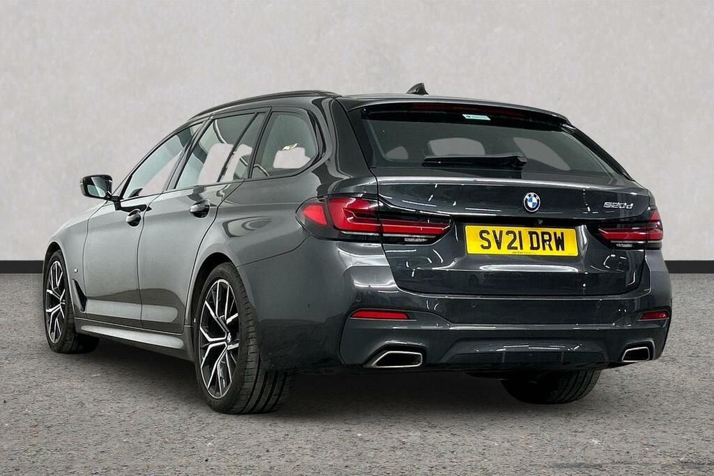 BMW 5 Series 520D M Sport Touring Grey #2