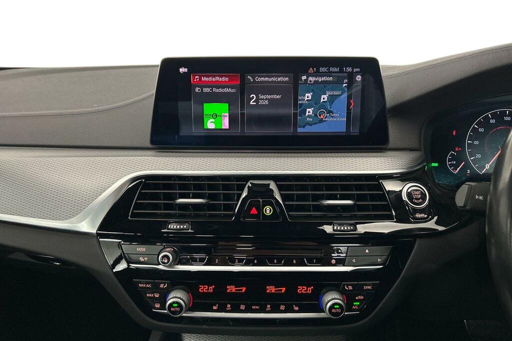 BMW 5 Series Black #8