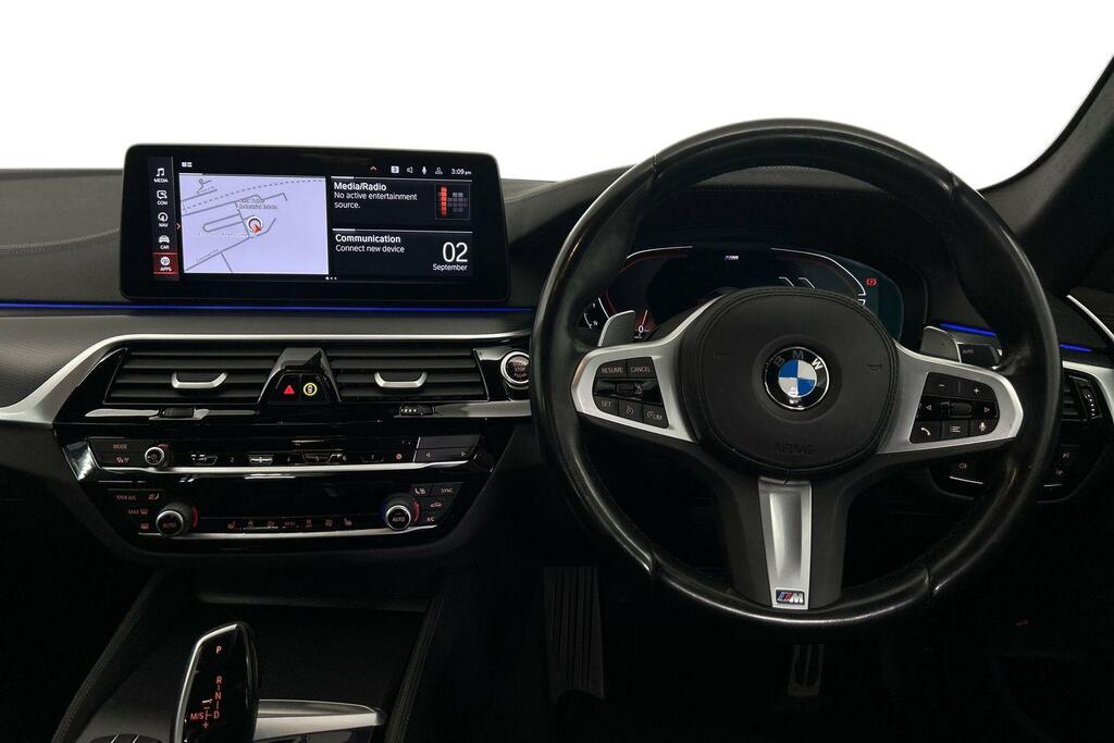 BMW 5 Series 2.0 520D Mht M Sport Steptronic Xdrive Euro 6 Ss Blue #5