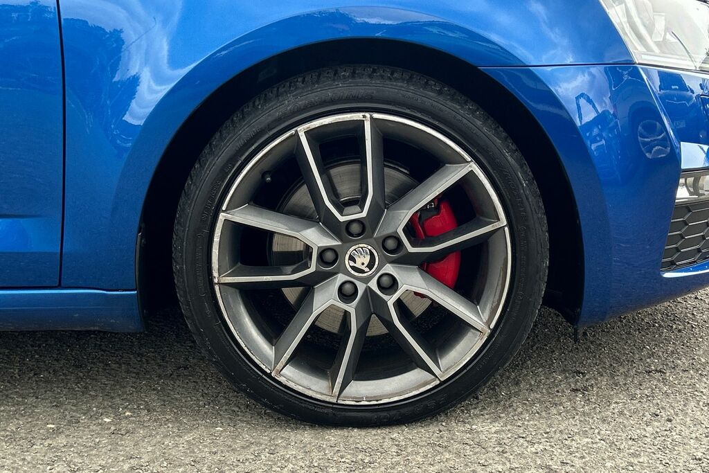 Skoda Octavia 2.0 Tdi Cr Vrs Dsg 4X4 Blue #5