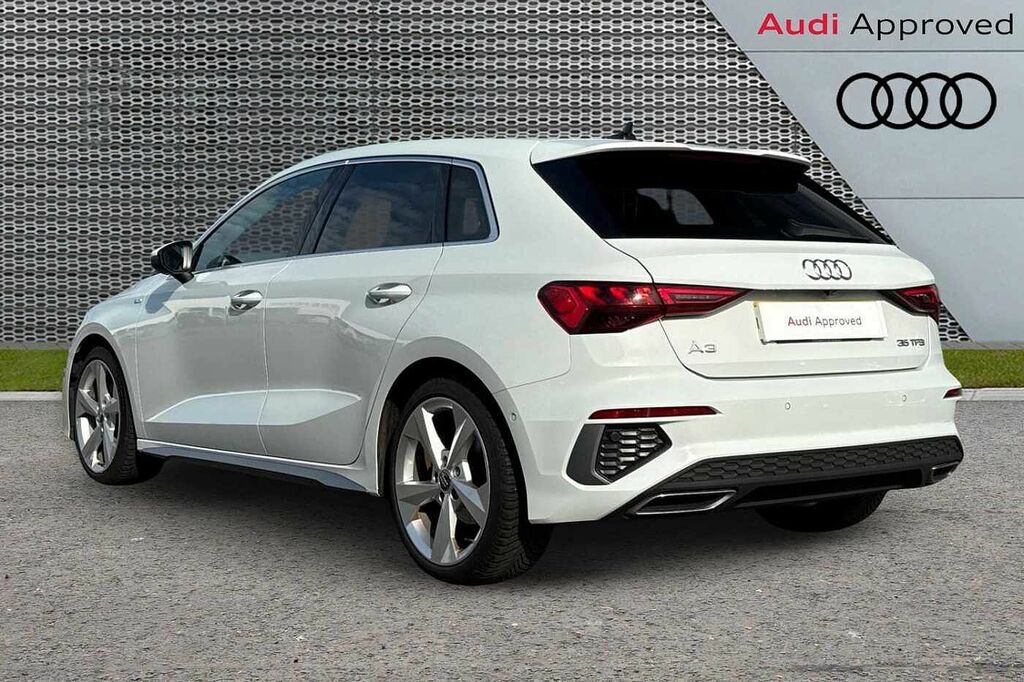 Audi A3 S Line 35 Tfsi 150 Ps S Tronic White #3