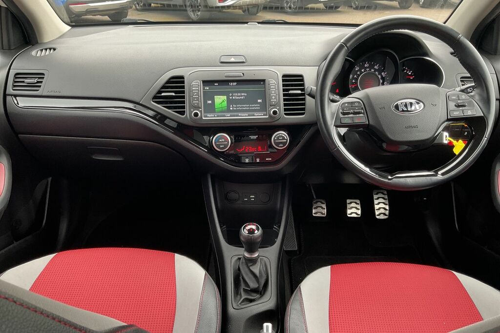 Kia Picanto 1.25 Ecodynamics Sport Hatchback White #4