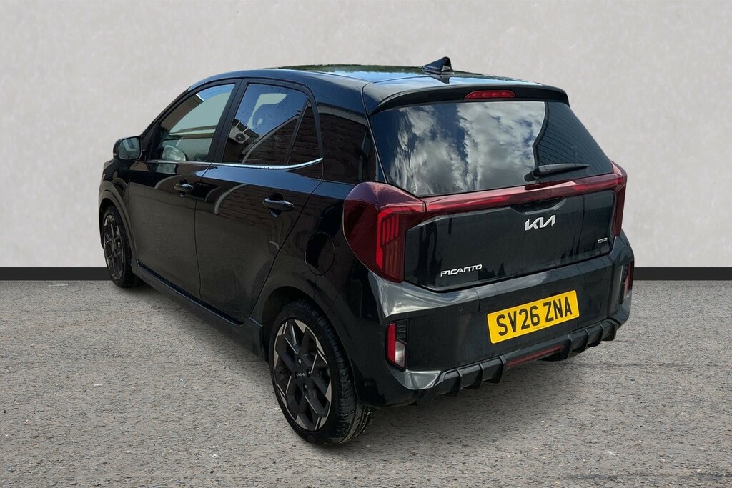 Kia Picanto 1.0 Gt-line S Hatchback Amt Euro 6 Ss Black #2
