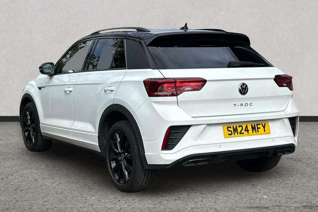Volkswagen T-Roc 1.5 Tsi R-line Dsg White #3