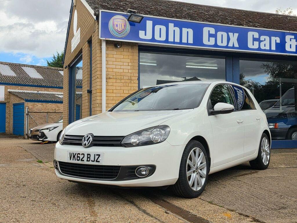 Volkswagen Golf 2.0 Tdi Gt Leather Euro 5 White #2