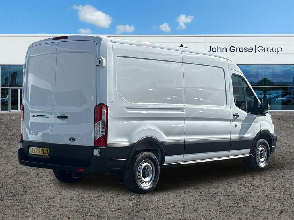 Ford Transit Custom 198Kw 68Kwh H2 Leader Van Dap Panel Van AX26ELO White #3