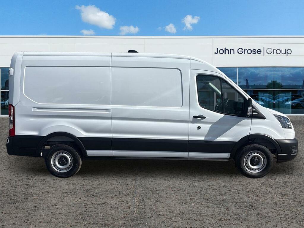 Ford Transit Custom 198Kw 68Kwh H2 Leader Van Dap Panel Van AX26ELO White #2