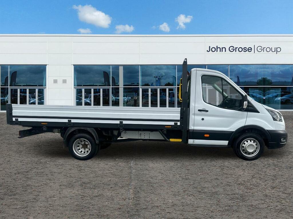 Ford Transit Custom 2.0 Ecoblue 130Ps Chassis Cab Dropside Tipper AY23LMU White #2