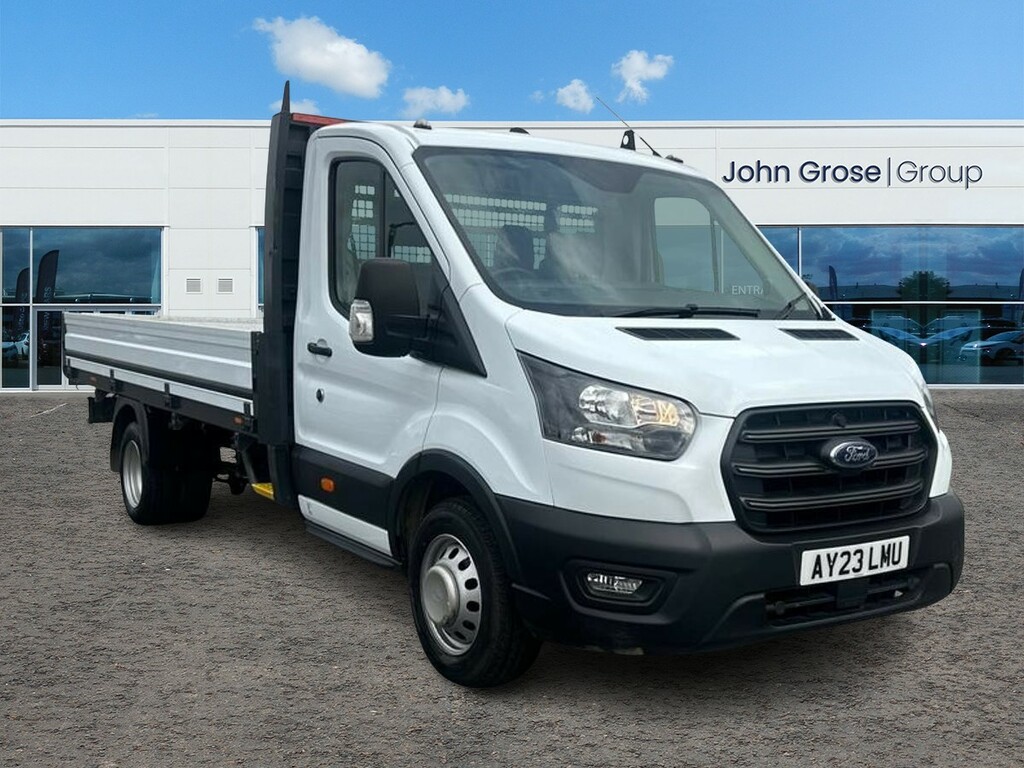 Ford Transit Custom 2.0 Ecoblue 130Ps Chassis Cab Dropside Tipper White