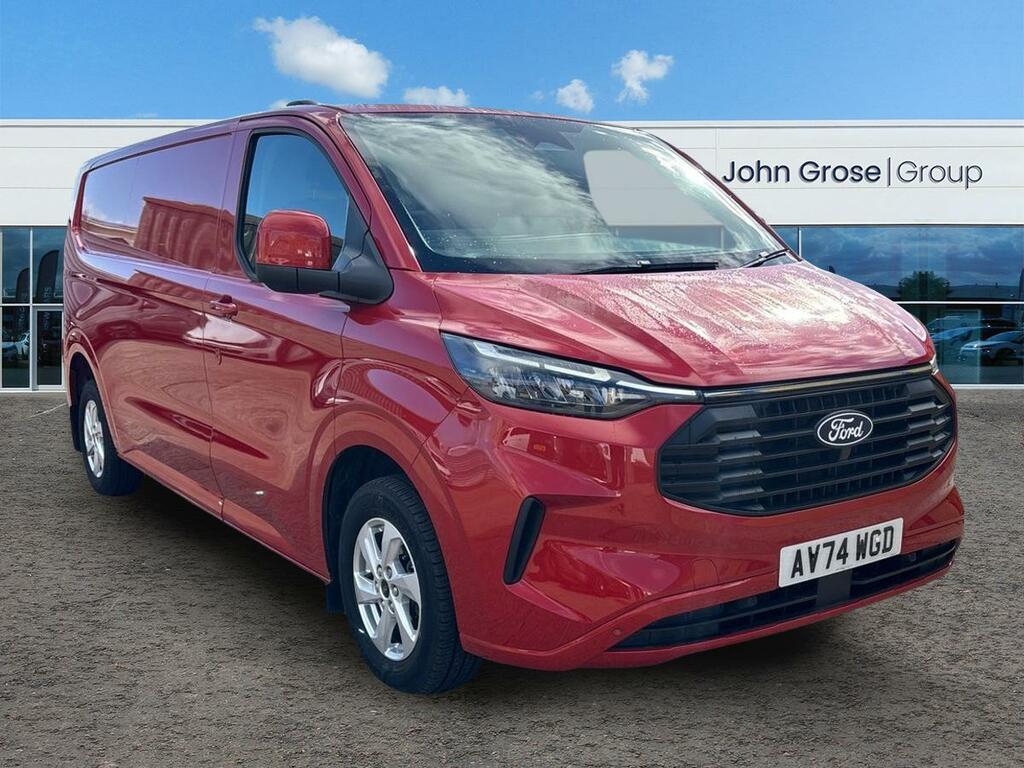 Ford Transit Custom 2.0 Ecoblue 136Ps H1 Van Limited Panel Van Red
