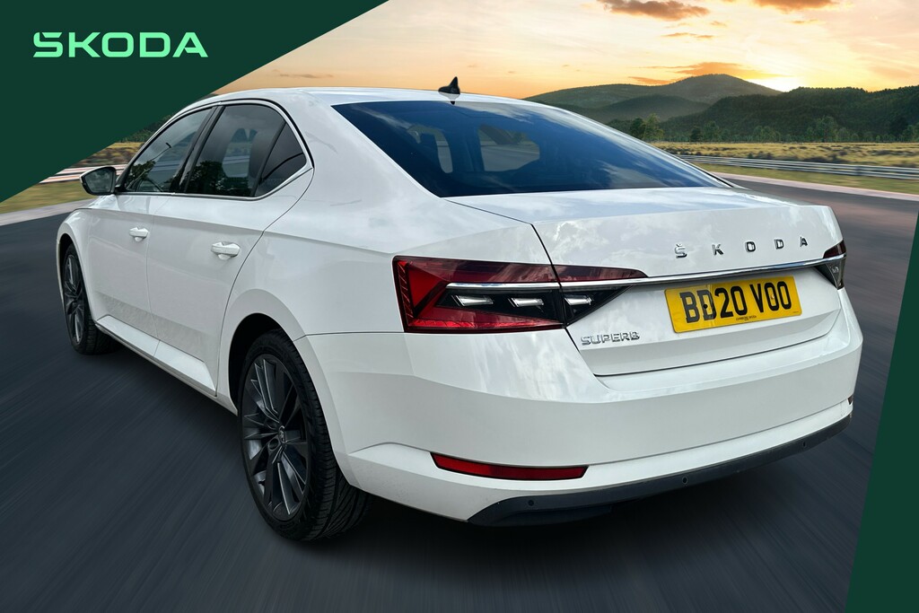 Skoda Superb 2.0 Tdi Cr 190 Se L Dsg White #3