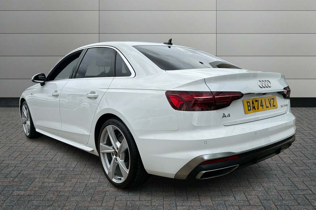 Audi A4 35 Tfsi S Line S Tronic BA74LVZ White #3