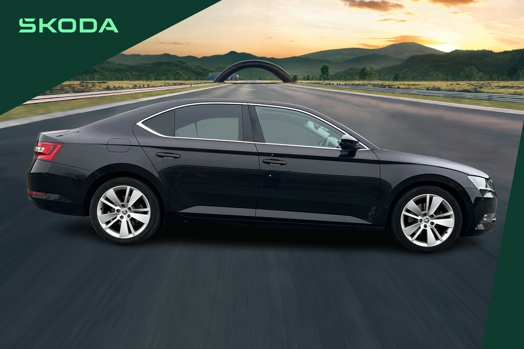 Skoda Superb 2.0 Tdi Cr Se L Executive Dsg 7 Speed Black #4