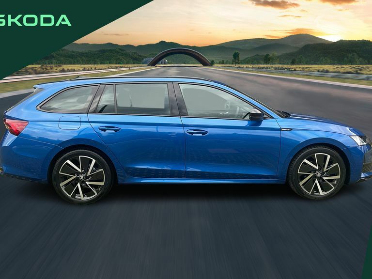 Skoda Octavia 1.5 Tsi 150 E-tec Sportline Dsg Blue #4