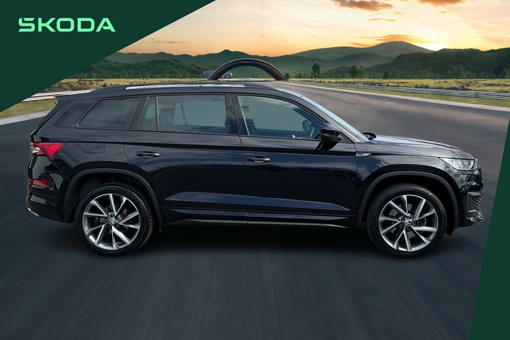 Skoda Kodiaq 2.0 Tdi 200 Sport Line 4X4 Dsg 7 Seat Black #4