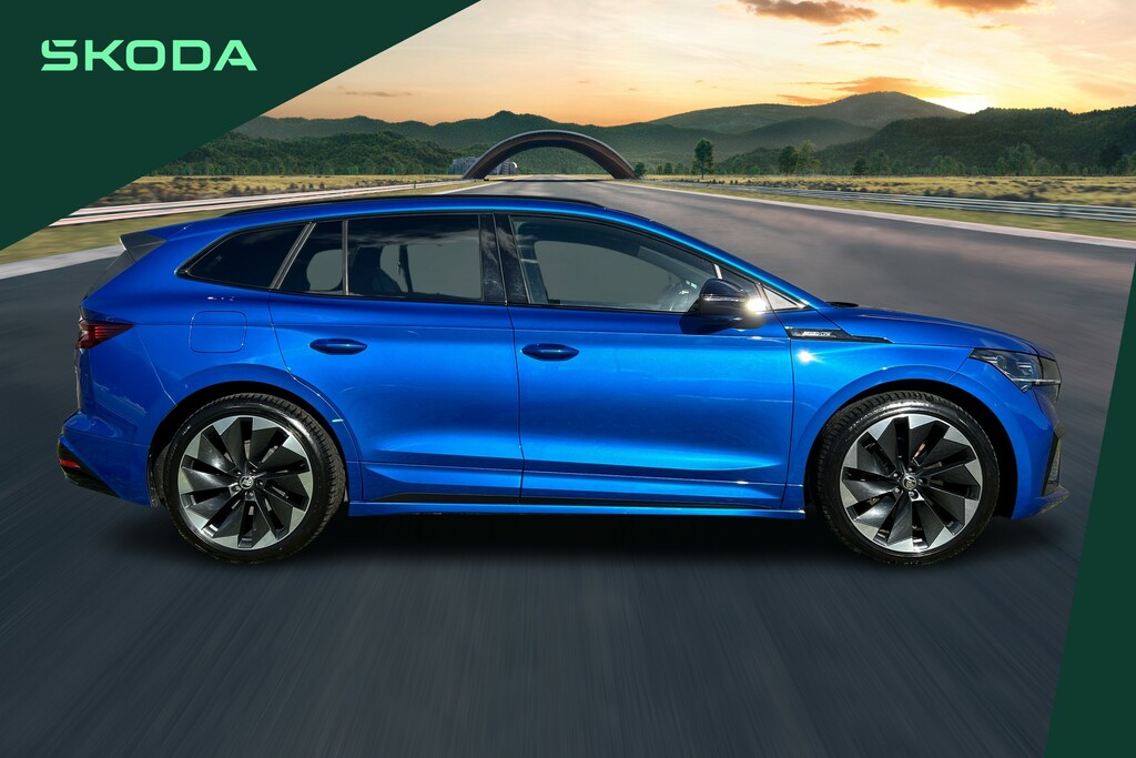 Skoda ENYAQ 150Kw 80 Sportline Plus 82Kwh Blue #4