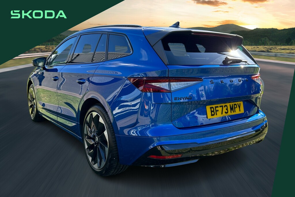 Skoda ENYAQ 150Kw 80 Sportline Plus 82Kwh Blue #3