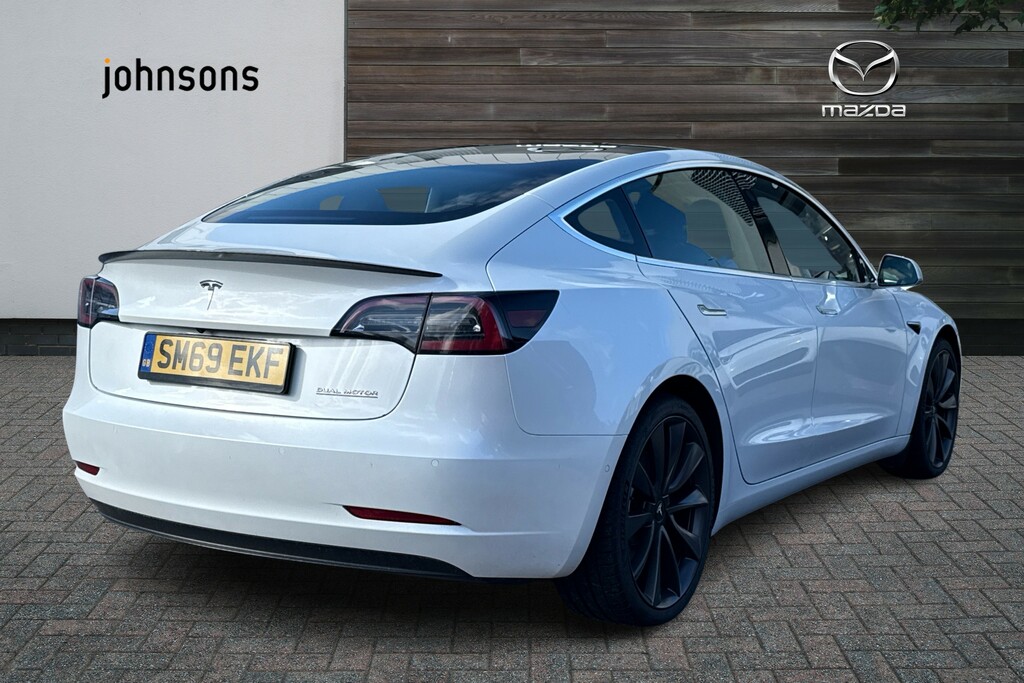 Tesla Model 3 Performance Awd Performance Upgrade White #5