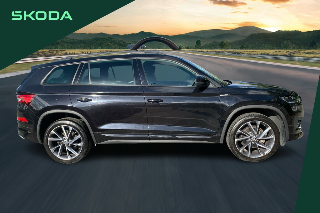 Skoda Kodiaq 1.5 Tsi Sport Line Dsg 7 Seat Black #4