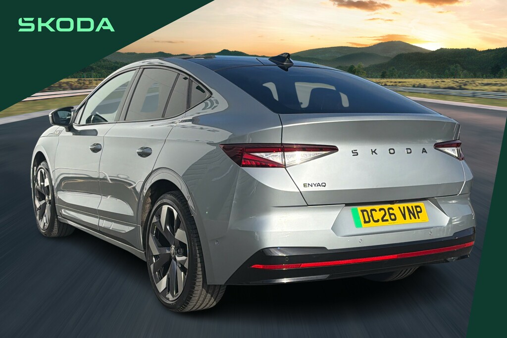 Skoda ENYAQ 210Kw 85 Sportline 84Kwh Silver #3