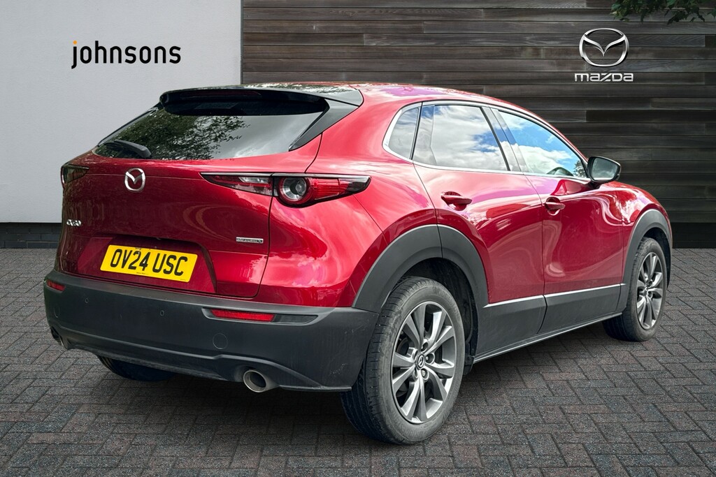 Mazda CX-30 2.0 E-skyactiv X Mhev Exclusive-line Red #5