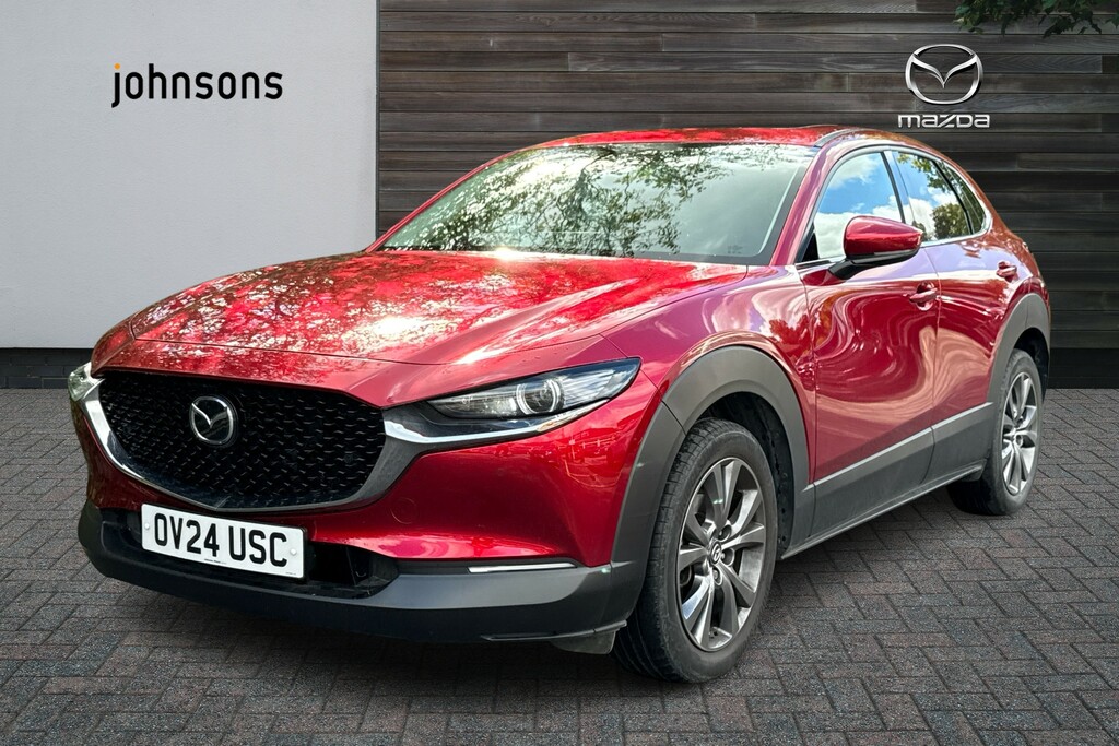 Mazda CX-30 2.0 E-skyactiv X Mhev Exclusive-line Red #4