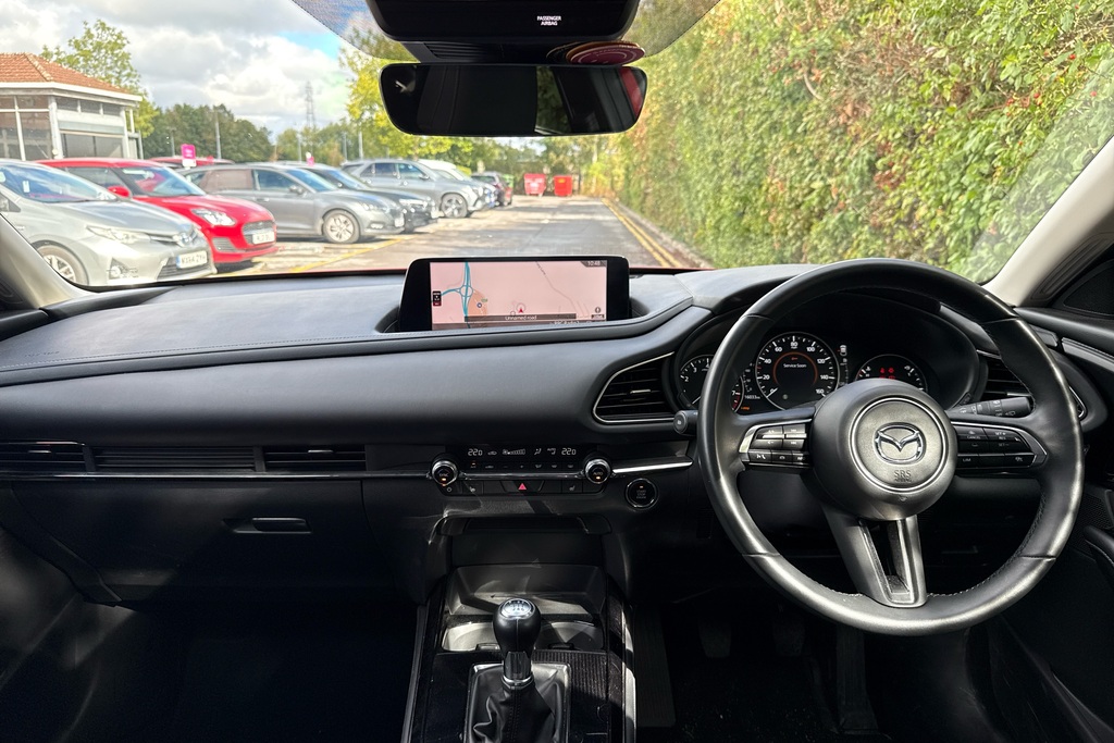 Mazda CX-30 2.0 E-skyactiv X Mhev Exclusive-line Red #3