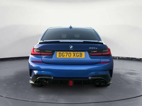 BMW 3 Series 2.0 330E M DG70XGB Blue #4