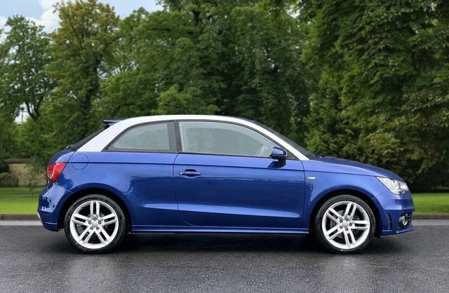 Audi A1 2014 1.4 Tfsi S Line Hatchback E YR64CRZ Blue #3