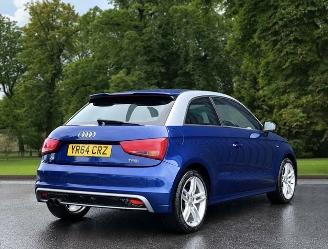 Audi A1 2014 1.4 Tfsi S Line Hatchback E YR64CRZ Blue #6