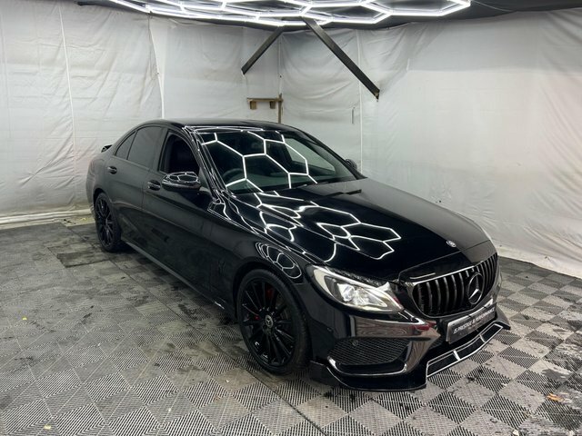 Mercedes-Benz C Class 1.6 C200d Amg Line Euro 6 S S Black