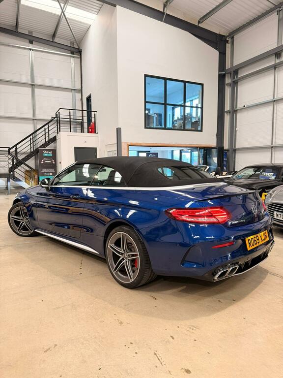 Mercedes-Benz C Class 4.0 C63 V8 Biturbo Amg S Cabriolet Spds Mct Euro 6 Blue