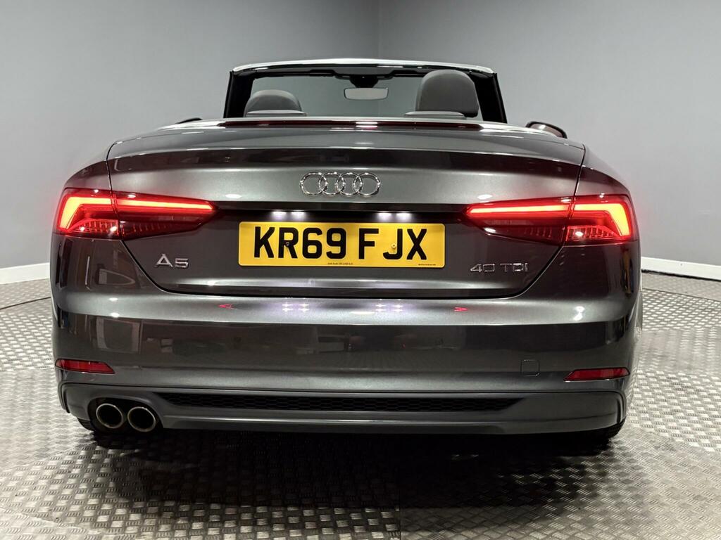Audi A5 2.0 Tdi 40 S Line Convertible S Tronic Grey #4