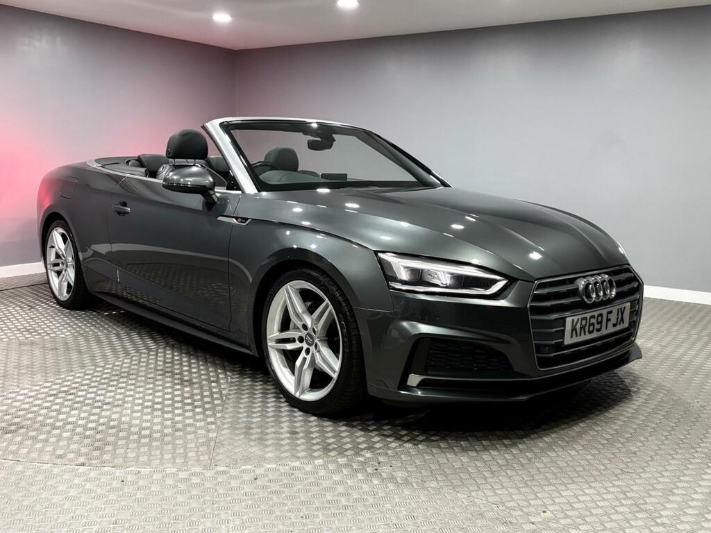 Audi A5 2.0 Tdi 40 S Line Convertible S Tronic Grey