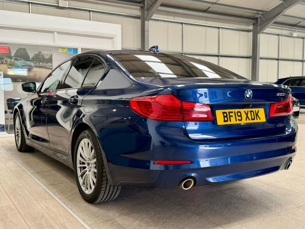 BMW 5 Series White #16