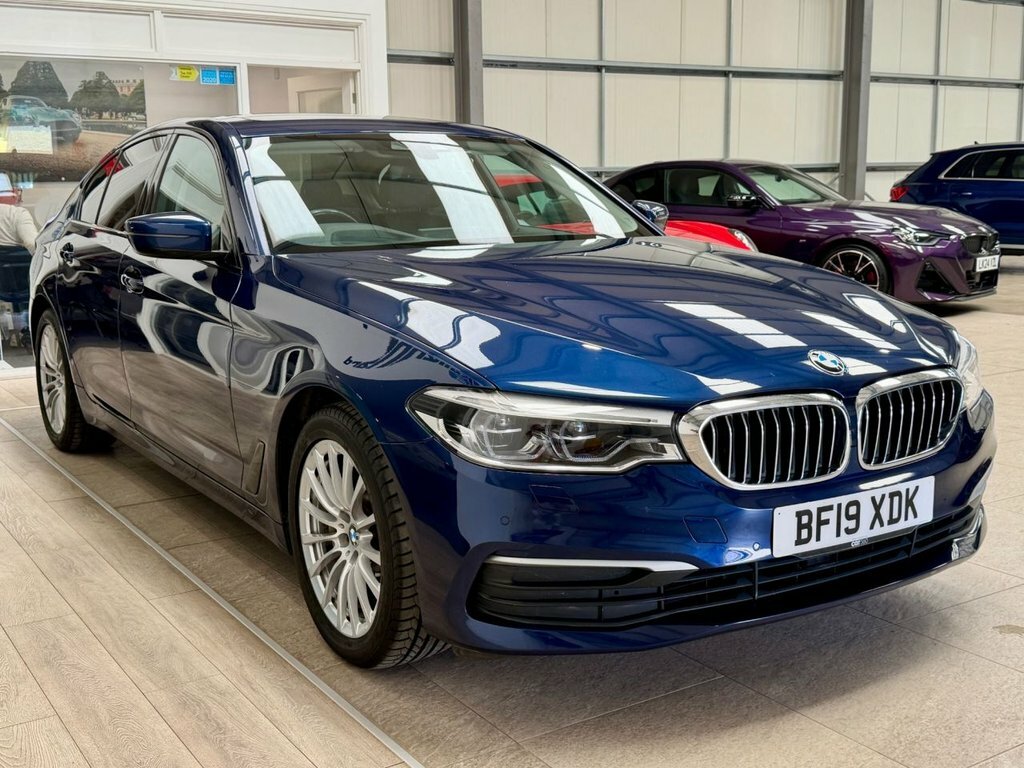 BMW 5 Series White #8