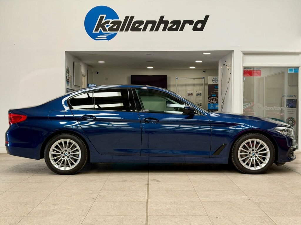 BMW 5 Series White #11