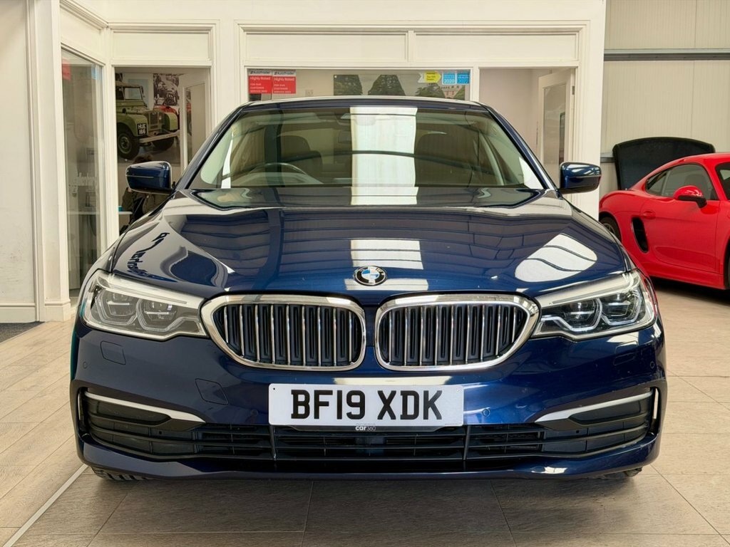 BMW 5 Series White #7