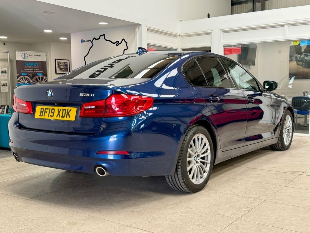 BMW 5 Series White #12