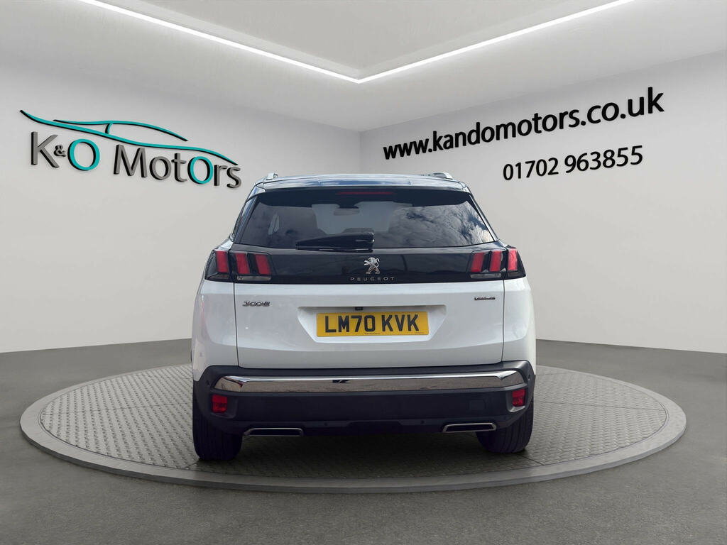 Peugeot 3008 1.2 Puretech Gt Line Premium Eat Euro 6 Ss White #5