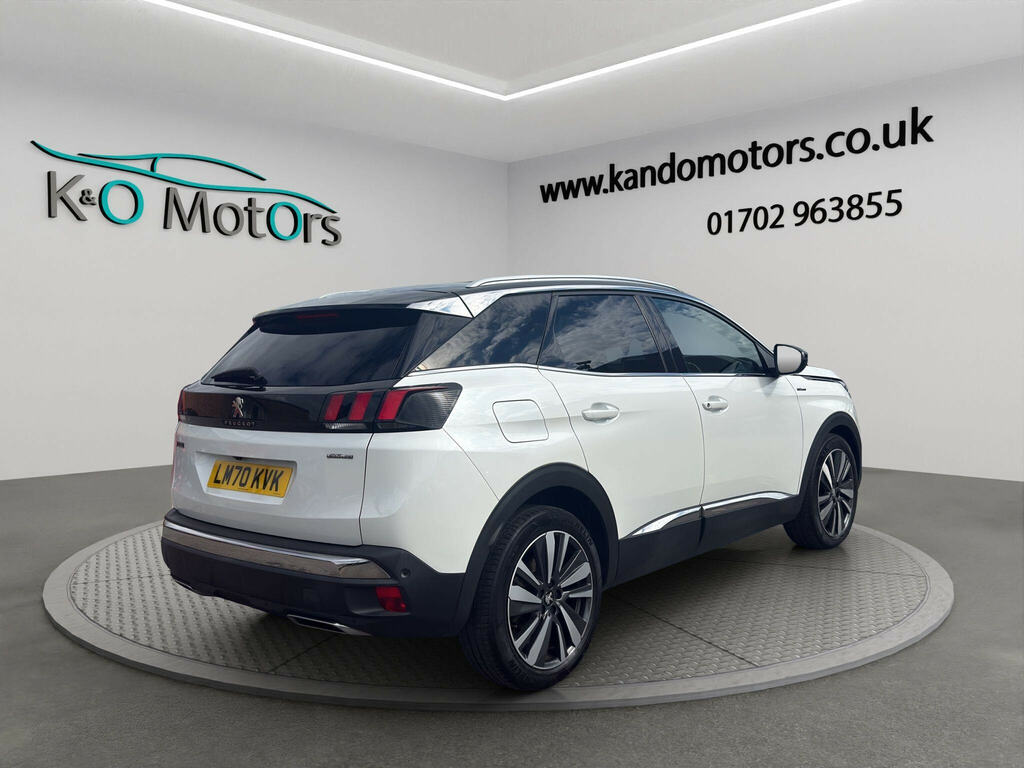 Peugeot 3008 1.2 Puretech Gt Line Premium Eat Euro 6 Ss White #4